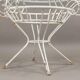 Vintage coffee table in wrought iron and glass, Italy, 1950s.