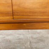 Scandinavian high enfilade 1960 solid teak