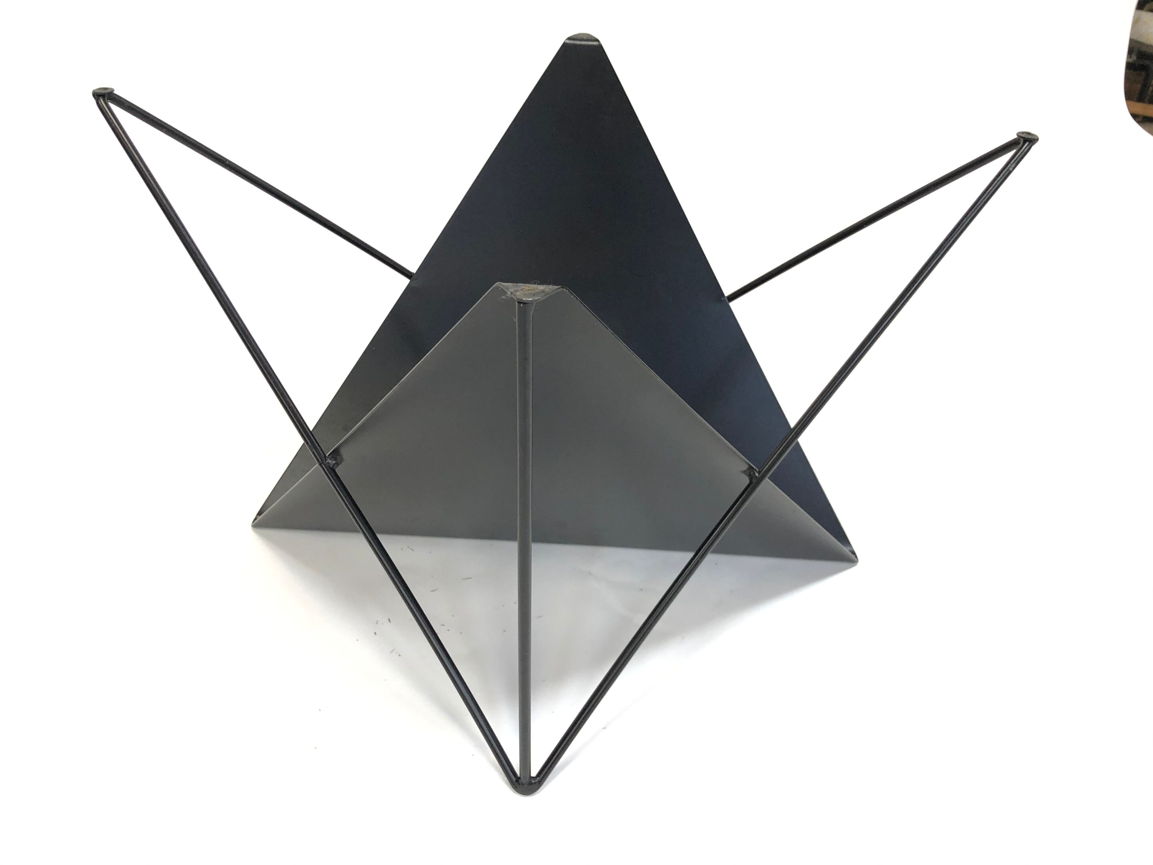 80s steel wire coffee table eclectic design