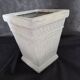 Square Art Deco Style Ceramic Planter
