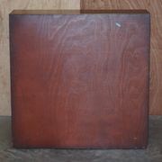 Pair of open dwarf bookshelves in mahogany by Shaws of London.
