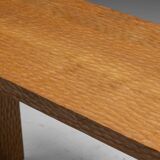 Hand-carved oak console table, France, early 21st century