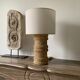 Travertine lamp