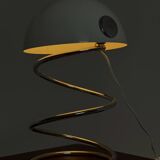 Italian Vintage Spiral Table Lamp