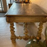 Table / office with 2 drawers. louis xiii style