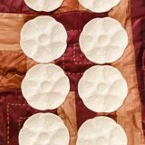 Old oyster plates from Gien