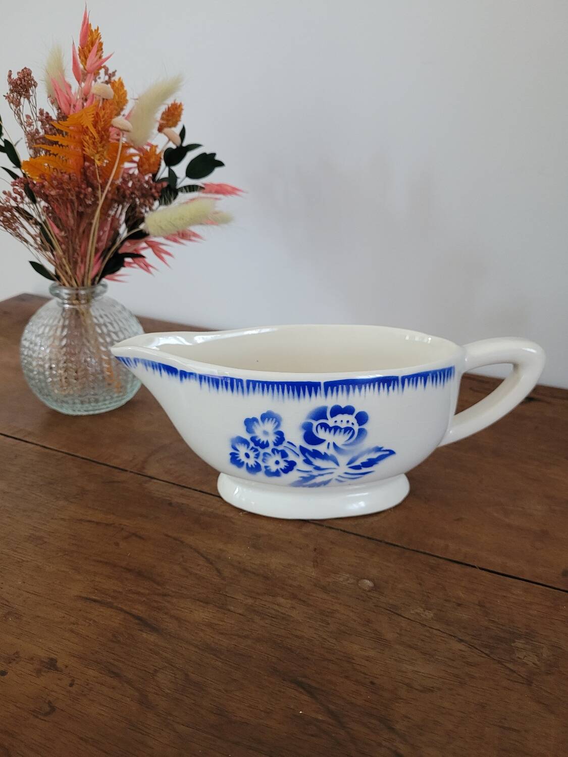 Simone EGP Digoin Sarreguemines Sauceboat