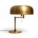 Extraordinary heavy 1960s XXL brass table lamp by Staff with a swivel joint