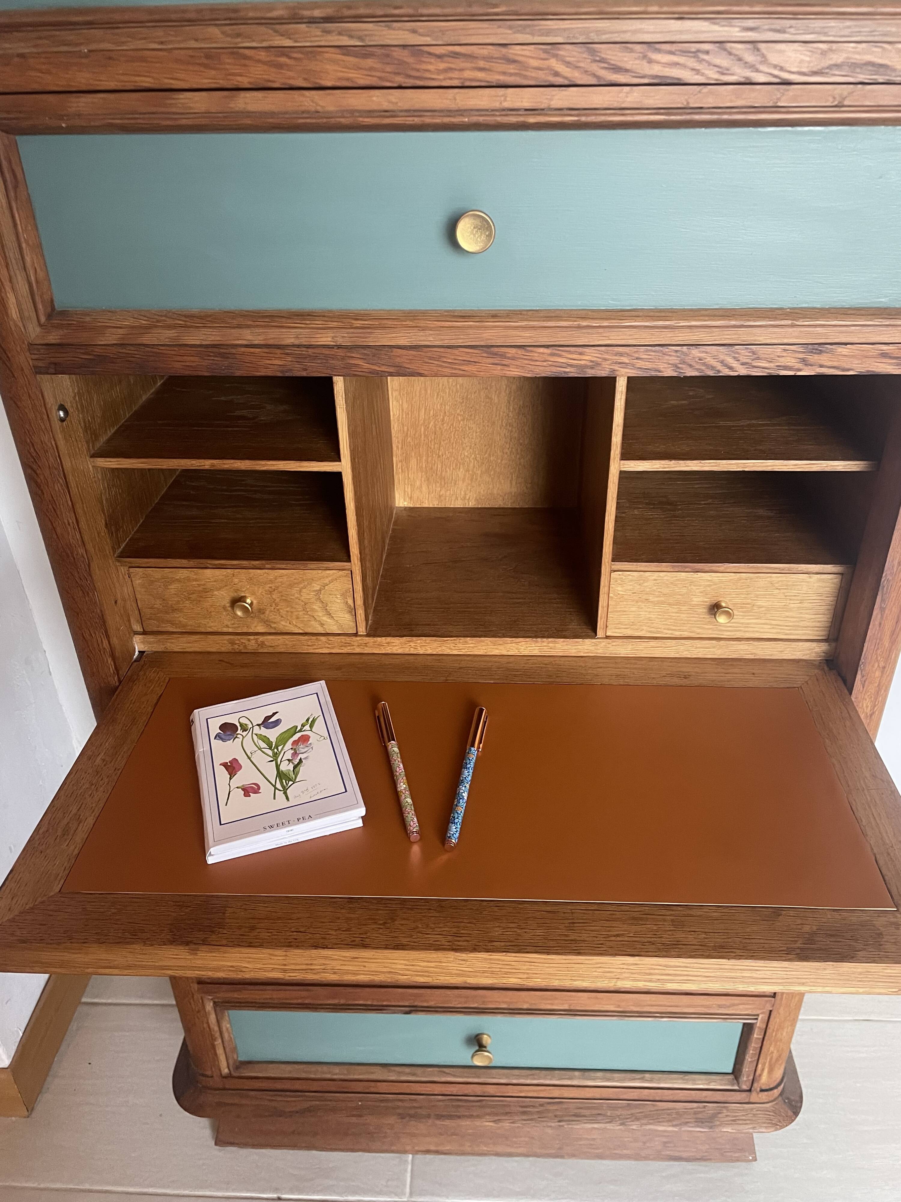 Renovated wooden secretary