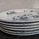 6 assiettes terre de fer Sarreguemines