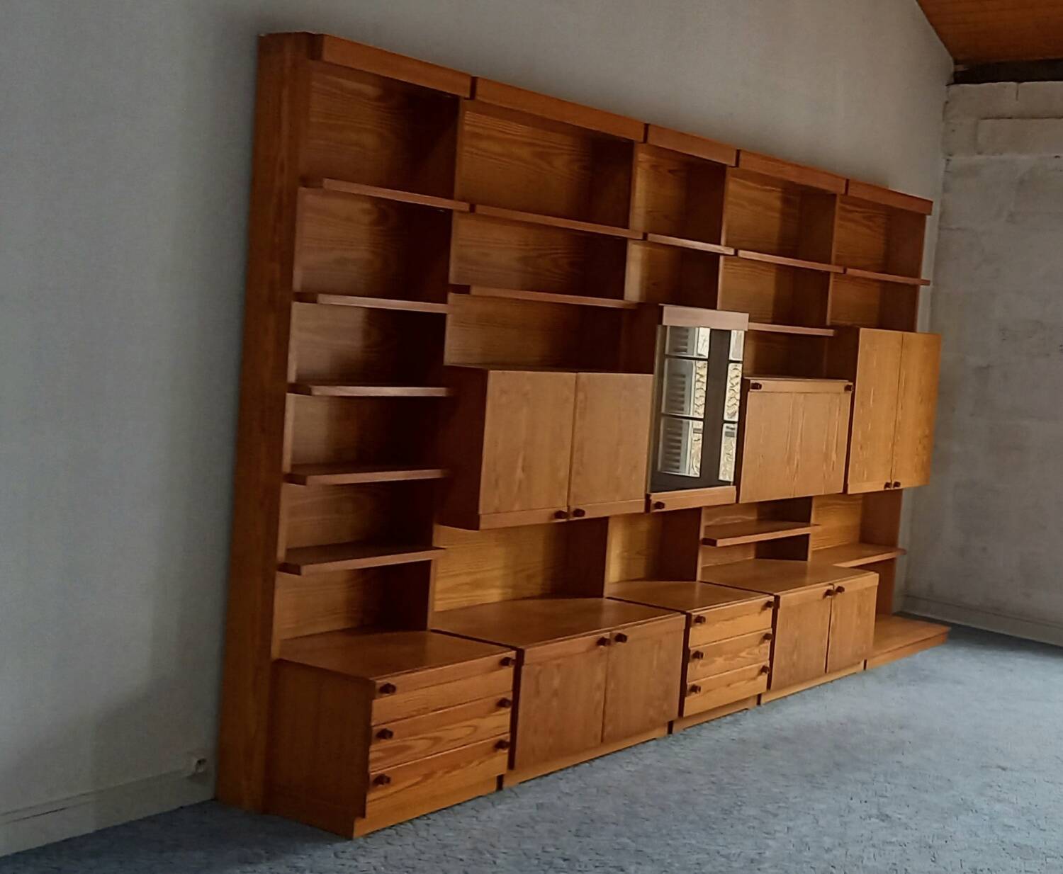 Living room library