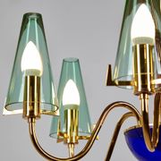Italian Glass Chandelier, 1980s (MK9505)