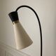 Tablet floor lamp and magazine holder with diabolo