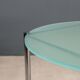 Knoll E01M coffee table designed by Mies van der Rohe, metal, 1990s.