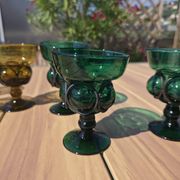 Set of 6 Brutalist Chalices – Attributed to Felipe Derflingher – 1960