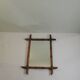French mercury mirror / faux bamboo / 19th century / carved wood