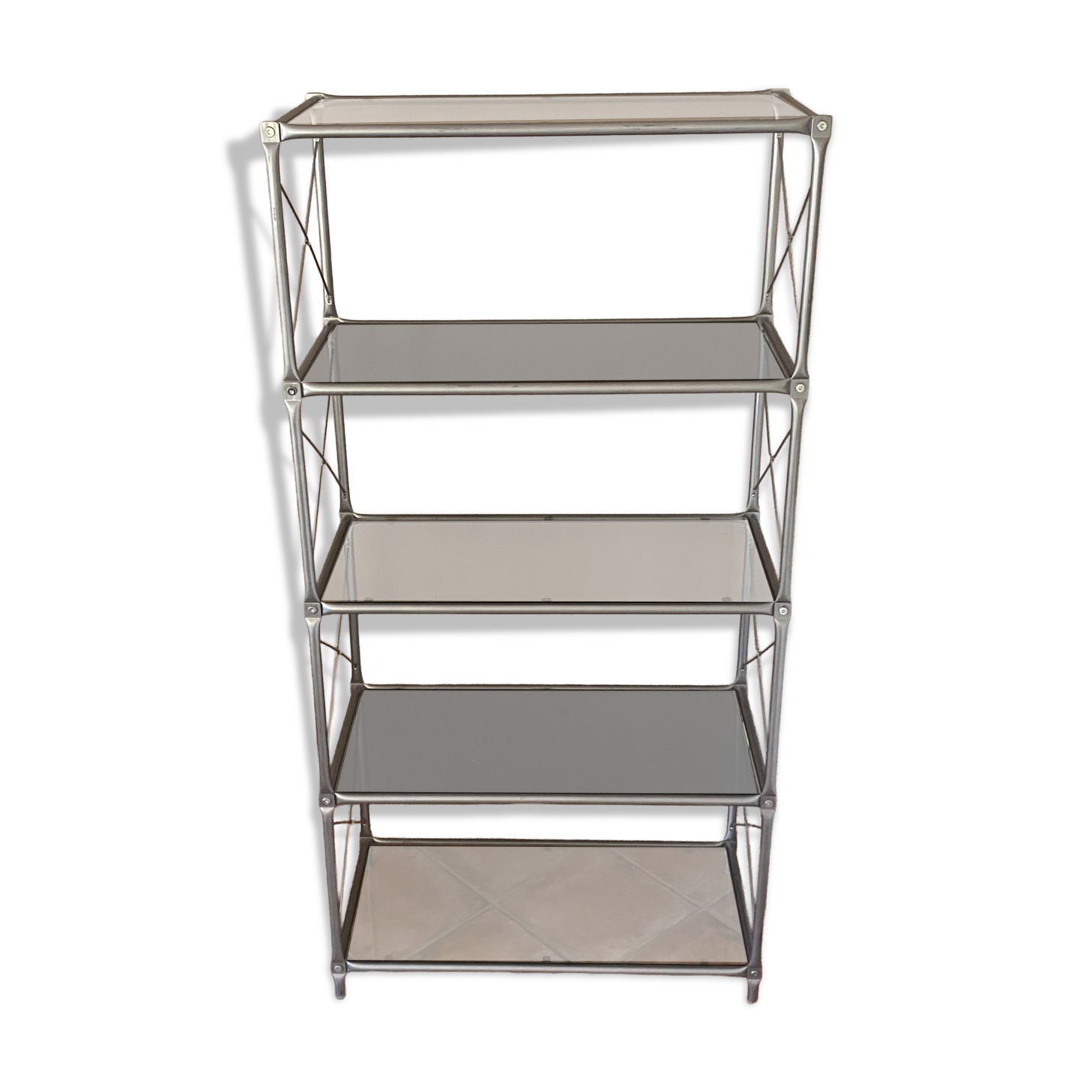 Modular shelf Ikea. Model Laxvik. 1990. Space age.