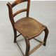 Antique Patinated Children's Chair, 1890s