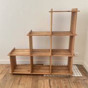80's pine bookshelf
