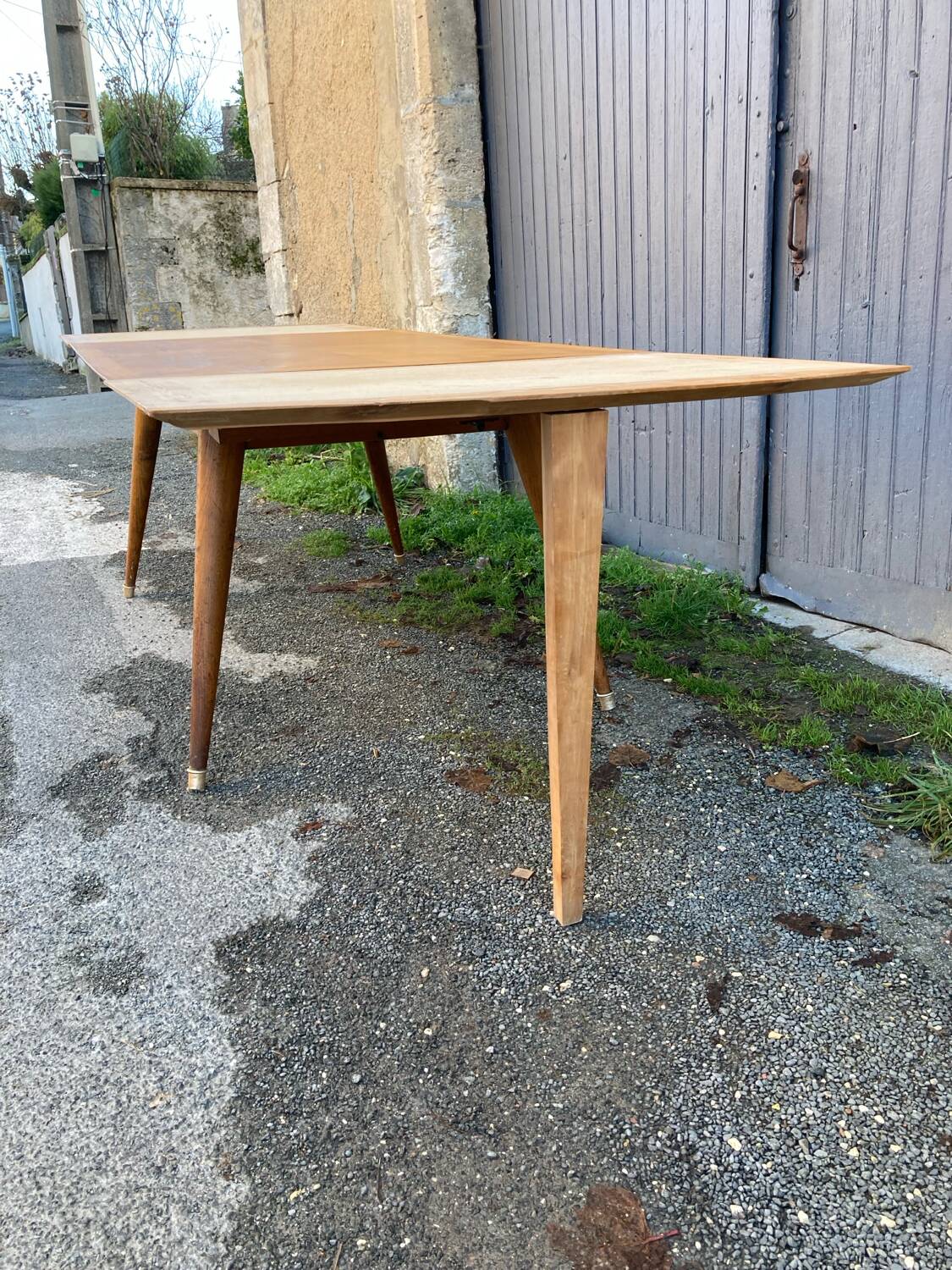 Large vintage Scandinavian style table