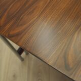 Walnut table, Italian design, 1970s, production: Italy