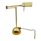 Lampe à bras pivotant en laiton Sölken Leuchten année 70