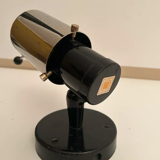 Vintage Zodiac wall lamp by Jacques Biny, chrome and black, Lita 1950