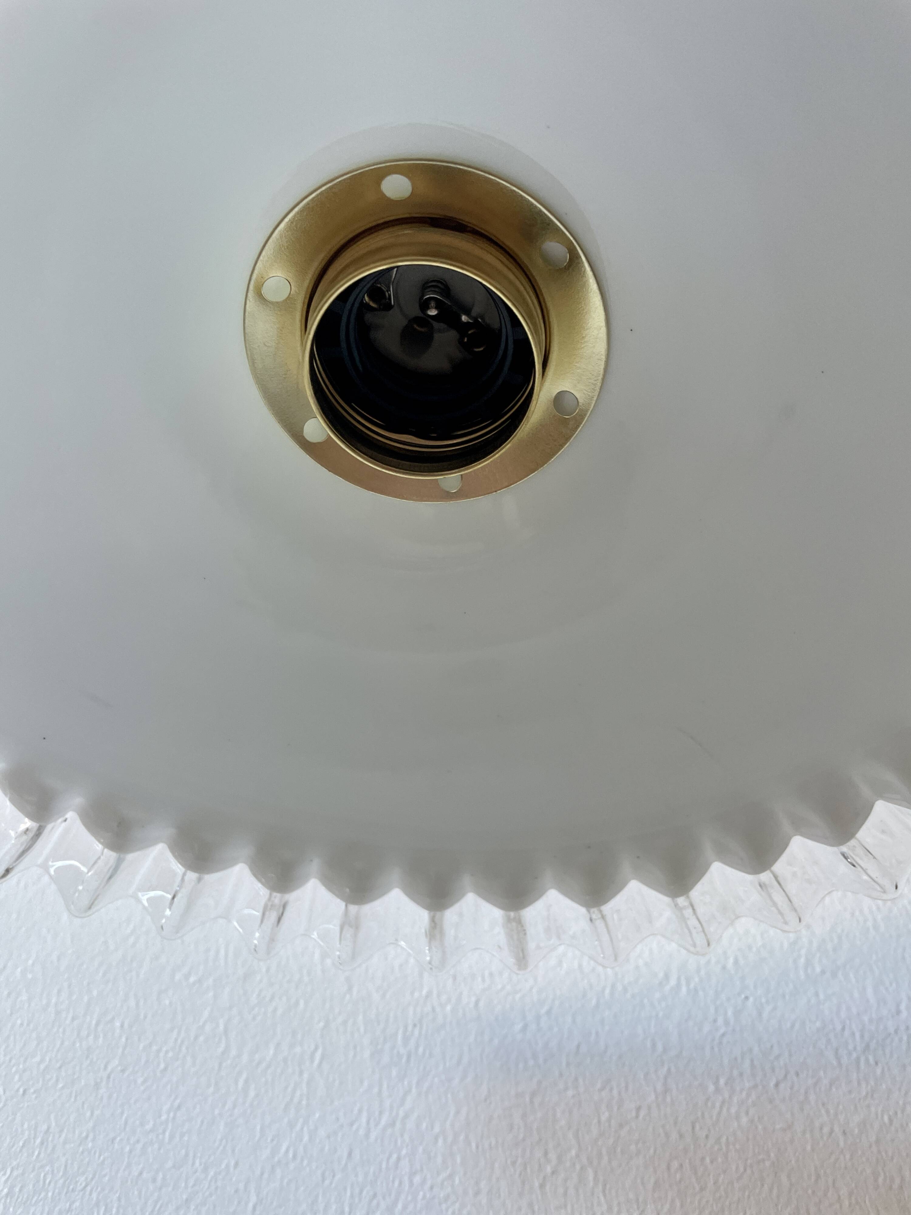 Opaline pendant light