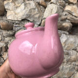 Teapot • pink earthenware