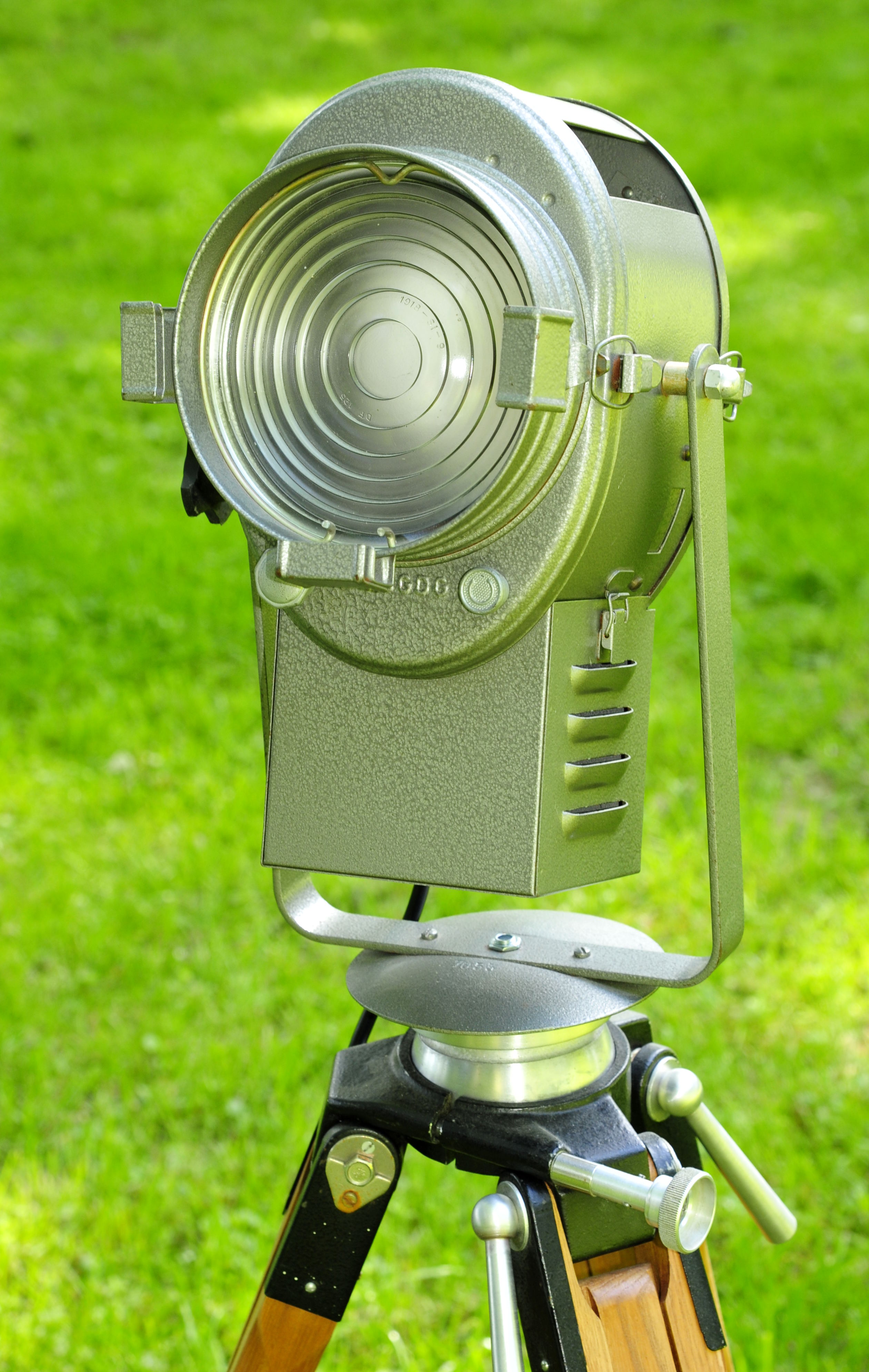 Cremer cinema projector on wooden tripod