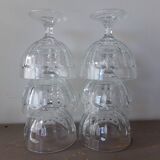 6 ice cream or dessert cups on foot