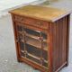 English Regency solid wood display cabinet