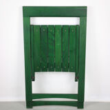 Vintage green folding chair