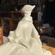 Large Art Deco sculpture attributed to Lejan – Lady and Gazelle – earthenware