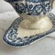 Gien sauce boat, garlands 1937, ironstone
