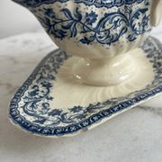 Saucière gien guirlandes 1937 terre de fer