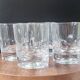 4 cut glass whiskey glasses