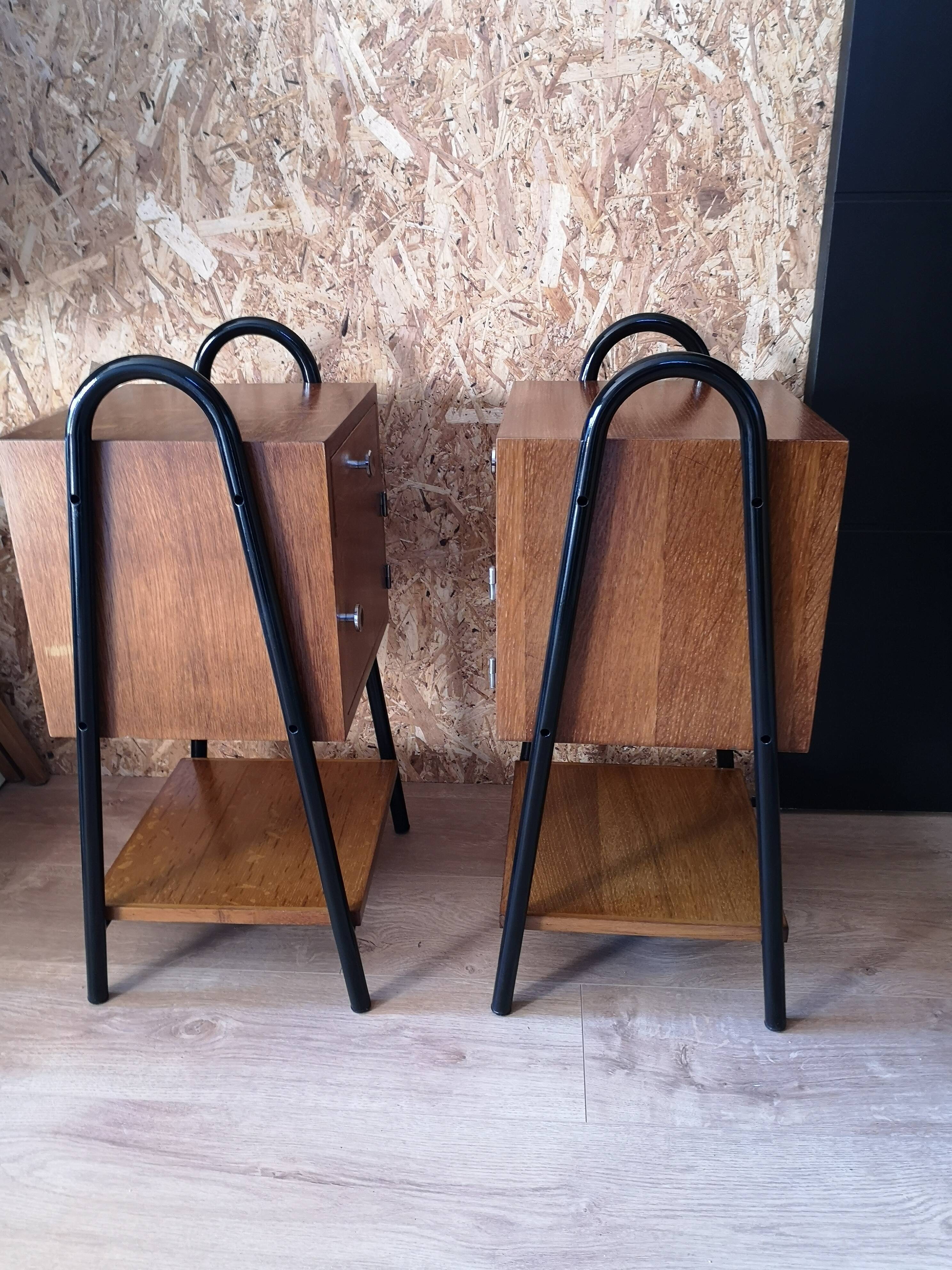 Tubular bedside pair