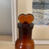 Small amber pharmacy bottle