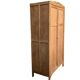 Parisian wardrobe, art deco raw wood wardrobe, 1930