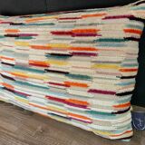 Coussin velours jacquard 30x50cm