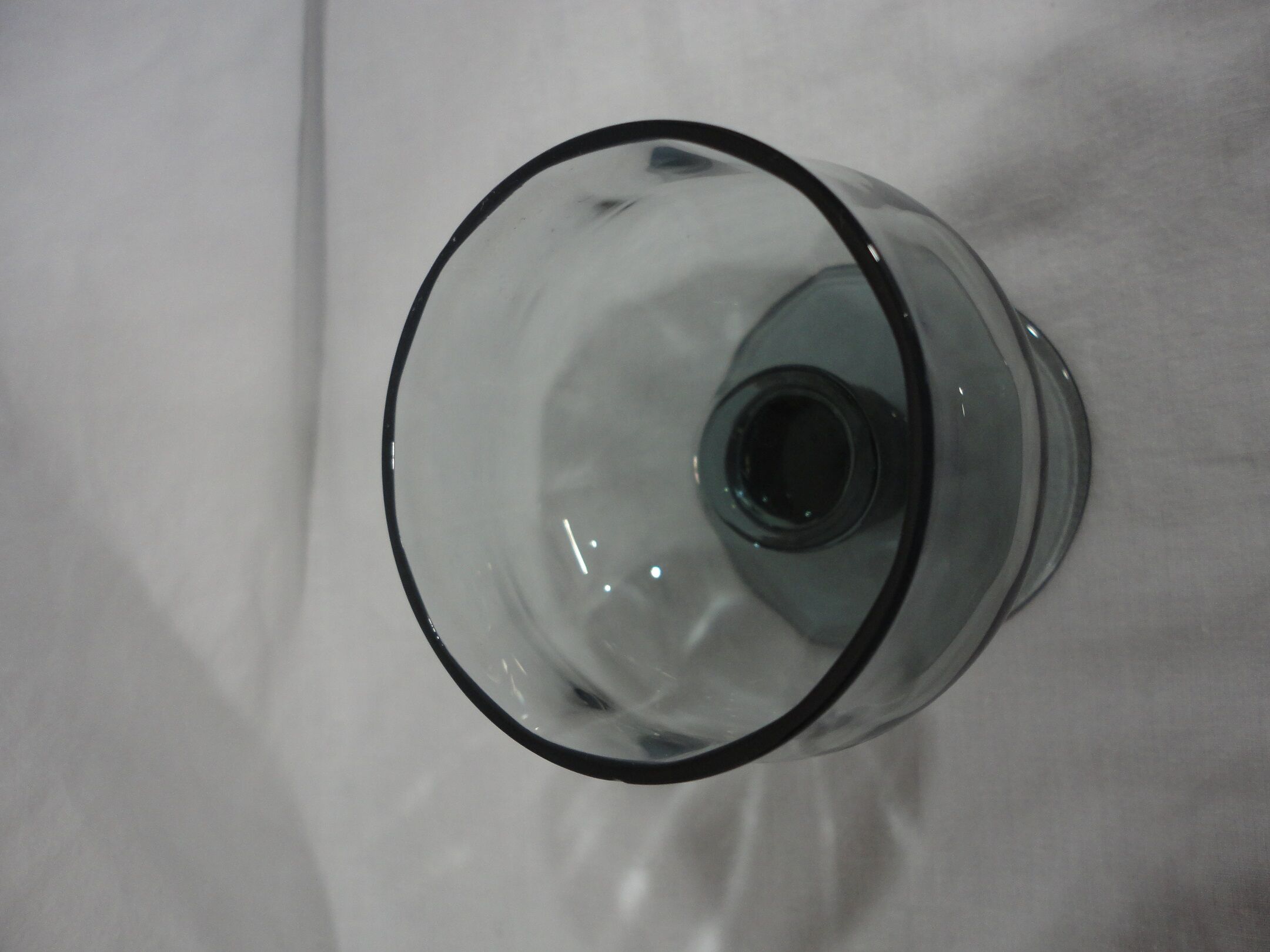 Set of glasses on foot