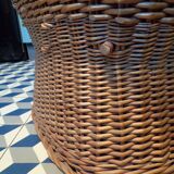 Vintage rattan armchair