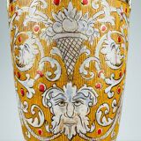 Antique ceramic vase by Serafino Volpi for Deruta, Italy, 1950s.