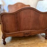 Old walnut bed