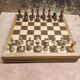 Jeu d'échecs en bois noble vintage 