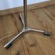 Lampadaire spirale chromé, design 70