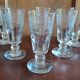 6 coffee glasses Greek engraving framed XIX th