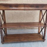 Nineteenth century walnut console