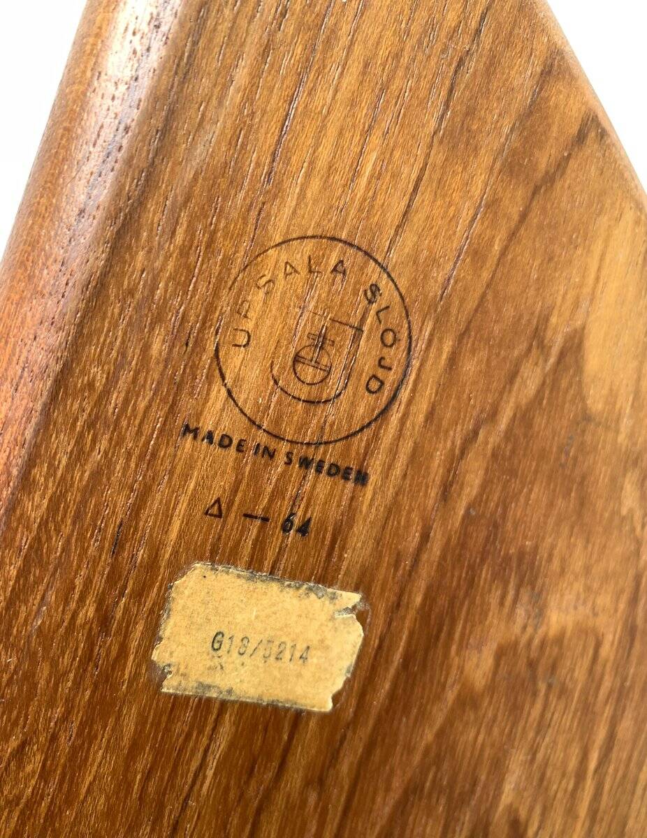 Swedish teak bowl from the mid-century by Upsala Slöjd, 1960s.